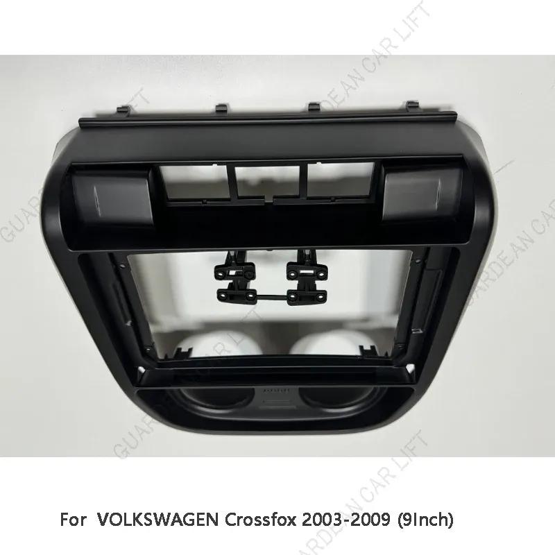 For VOLKSWAGEN SpaceFox 2003-2009 9Inch Car Radio Fascias Android Stereo Player 2Din Head Unit Panel Dash Frame