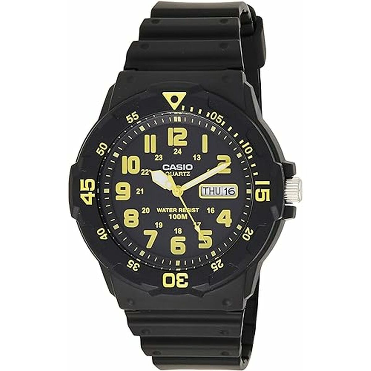 

Casio Standard Men s Analog 3-Hand Watch MRW-200H-9B (Imported)
