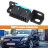 16 Pin OBD Female Wire Sockets Connector 2 Plug Shell with Terminal for Jeep 1Pc