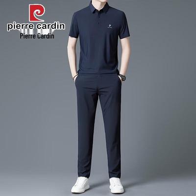 Men's Ice Silk T-Shirt & Pants Set