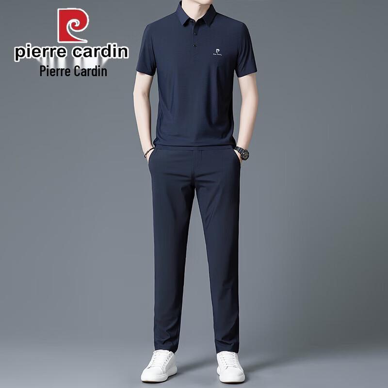 Pierre Cardin Men s Ice Silk T-Shirt & Pants Set M