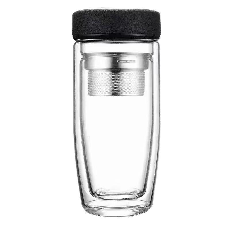 Shangqi Double-Wall High Borosilicate Glass Egg-Shaped Cups (Set of 2)