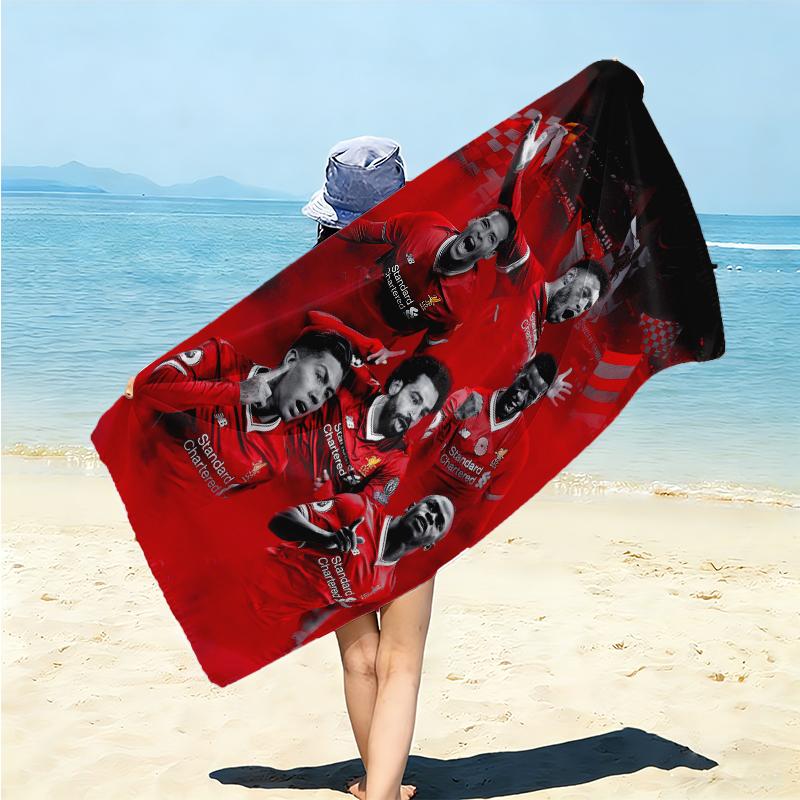 1Pc Rangers Fc Crest Union Jack Beach Towel Microfiber Beach Towel Thin Absorbent For Beach Swimming Yoga Bath Sports 0917223