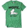 Offiziell lizenziert Peanuts - Nope. Nicht heute Herren T-Shirt