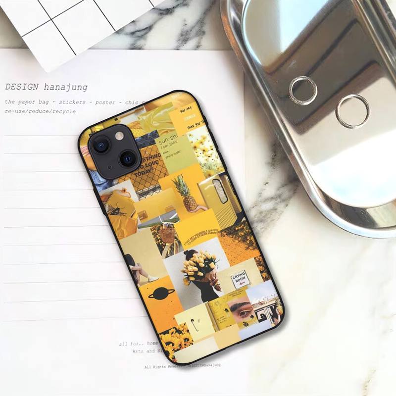 

Чехол для телефона RUICHI Aesthetic Collage для iPhone 11 12 Mini 13 Pro XS Max X 8 7 6s Plus 5 SE XR Shell iPhoneXSMAX