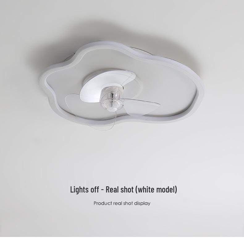 Modern Smart Ceiling Fan Light for Bedrooms, Restaurants & Children's Rooms - Cloud Design L263