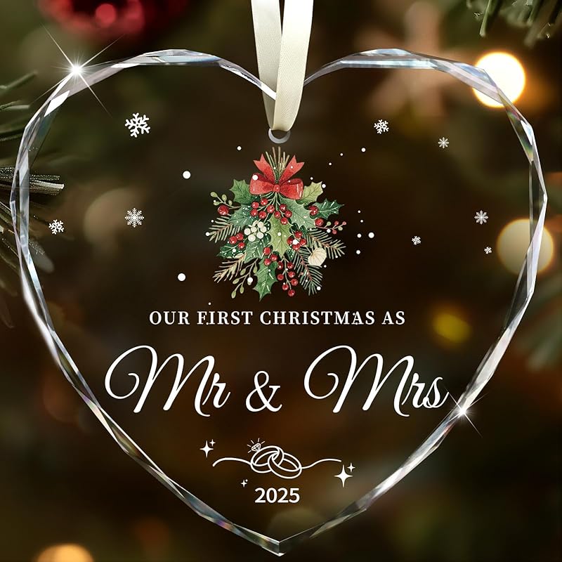 Wedding Gifts for Couples 2025, Mr and Mrs Gift Bridal Shower Gifts Wedding Gift Just Married Decorations for Bride, Newlywed Couple Just Married