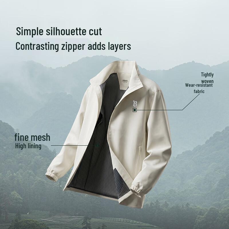 Baleno Men's Oversized Stand-Collar Casual Jacket