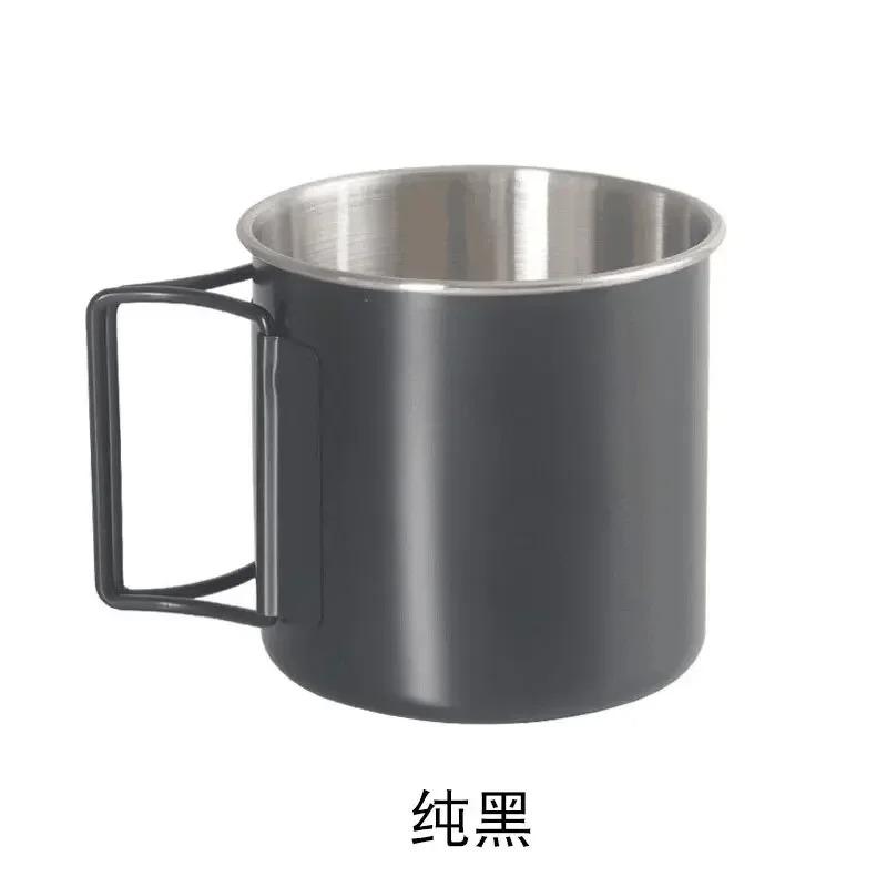 330ml 304 Stainless Steel Coffee Cup Outdoor Portability Cold Water Beer Mug Lid Cups Man Outdoor Tea Mugs Free Customized Logo