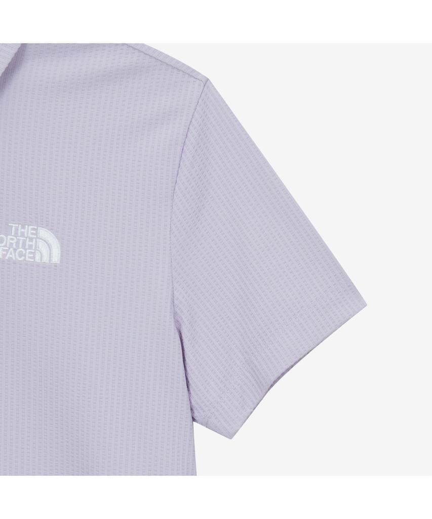 Noseupeiseu Nt7Ps31B Women'S Swing Short Sleeve Polo Lilac