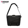 WENGER Swiss Army Knife, 14-Inch Laptop Bag, Free Shipping, Business Bag, Trendy Backpack, Black Travel Bag for Work Trips