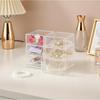 3-stöckige durchsichtige Acryl-Schubladen-Aufbewahrungsbox Schreibtisch-Kleinteile-Aufbewahrung Perfekt zur Aufbewahrung von Schmuck, Kosmetik, Haaraccessoires