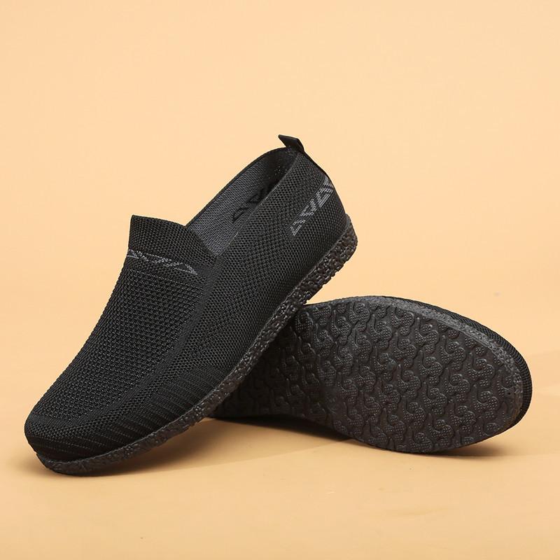 Scarpe semplici traspiranti a suola morbida per non stancare i piedi, scarpe singole, scarpe da guida, scarpe casual in rete per primavera ed estate