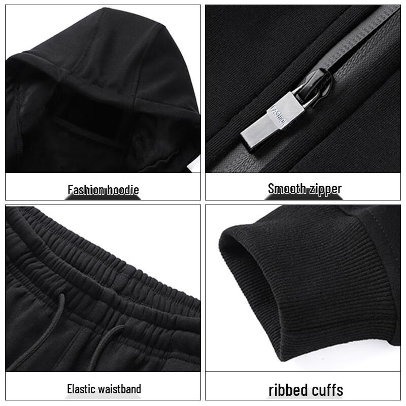 Jeep Men's Hooded Sweatshirt & Jogger Set