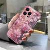 Vibrant Red Rose Floral Clear Phone Case for iPhone 17 16 15 14 13 12 11 16E Series Pro Max Plus Double Layer Protection