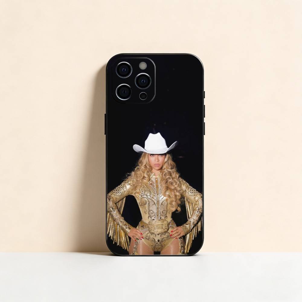 Beyoncé (1) Handyhülle für iPhone 17,16,15,14,13,12,11 Plus,Pro Max,XS,Weiches Silikon Schwarze Hülle