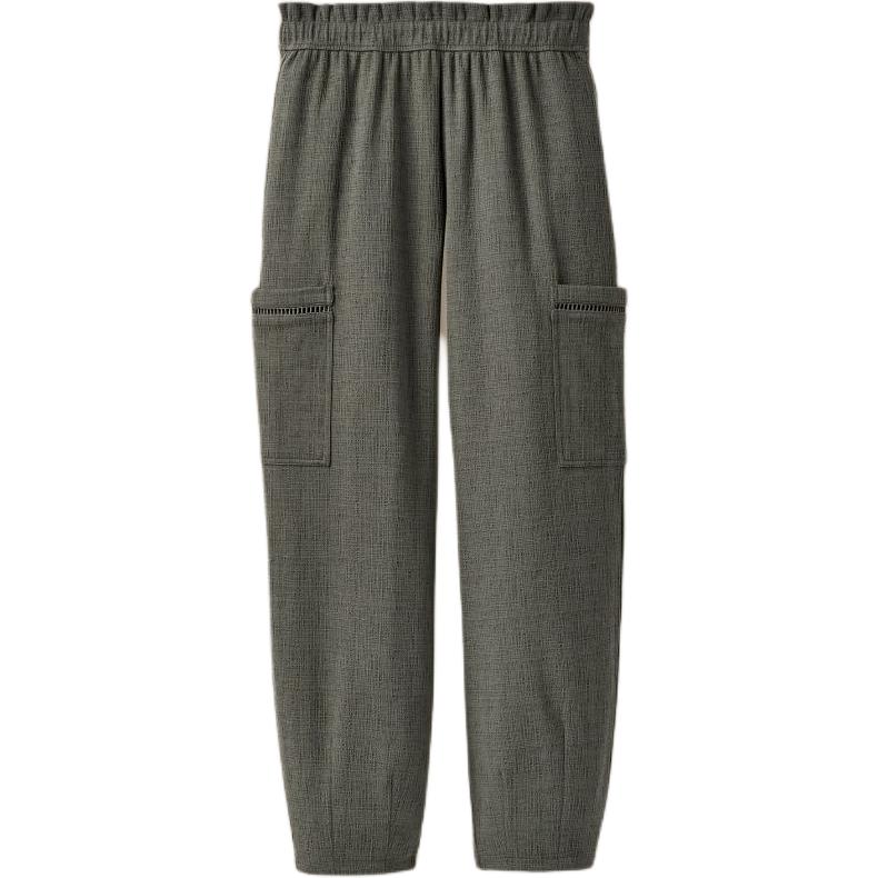 

UGG SS26 Solid Color Elastic Waist Casual Pants With Side Pockets Women bottoms 1175174A-GRNGR M