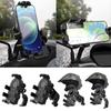 SEAMETAL Motorcycle Cell Phone Holder GPS Shockproof Smartphone Handlebar and Rearview Mirror Mount Airbag Shock Absorber Bracket