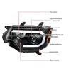 LED Upgraded Headlights for 2005-2011 Toyota Tacoma