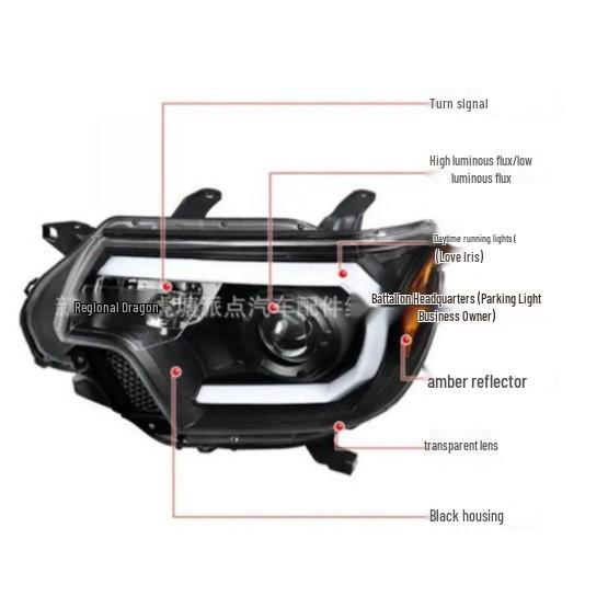 LED Upgraded Headlights for 2005-2011 Toyota Tacoma