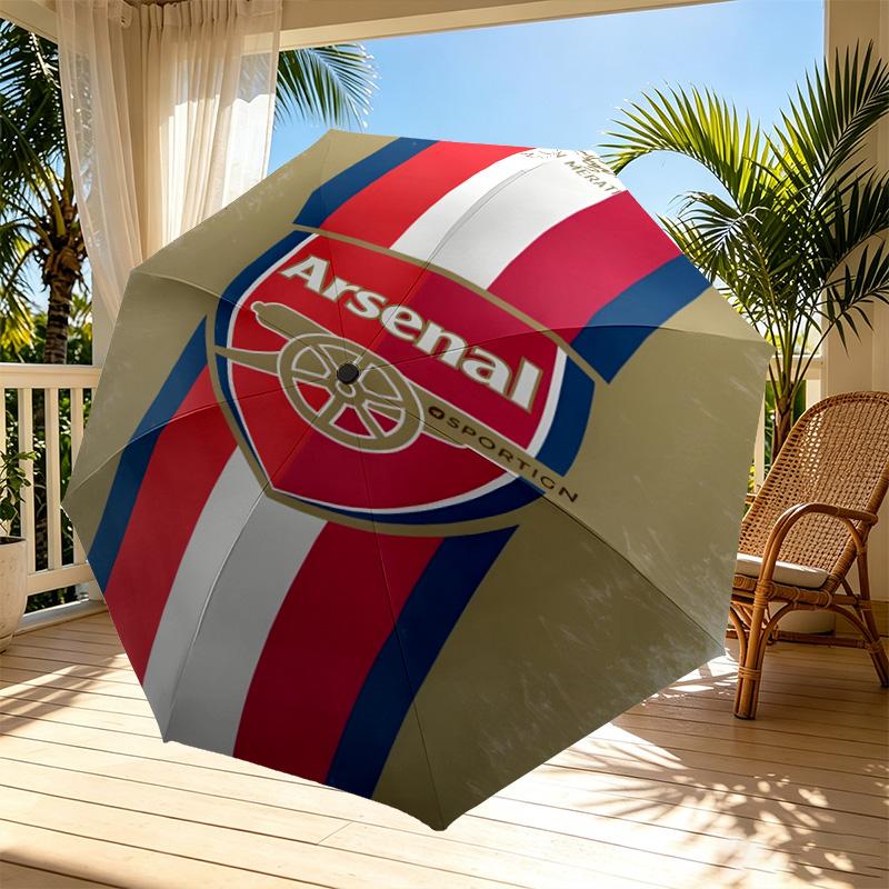 football team.C Print Automatic Open Close Umbrella, Portable Foldable Umbrella, for Outdoor Commute Camping Trip, Ideal Birthday Gift