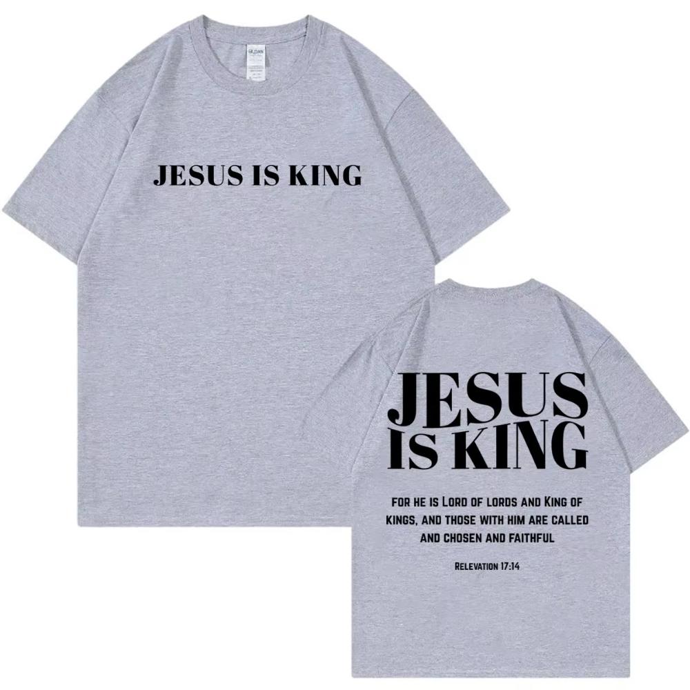 Christian Bible Verse Merch T Shirt Streetwear Fashion Oversized O-Neck T-shirts Men's Women Casual Cotton Short Sleeve T-shirts