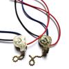 3-Wire Beads Chain Ceiling Fan Switch Desk Antique Lamps Control Switch with Metal Pull Chain Replacement Repair Kit