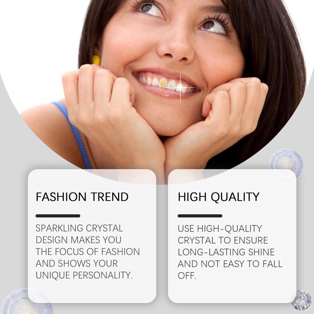 Crystal Eelhope Tooth Diamonds Stylish Durable Easy To Use For All Tooth Types Design Unique