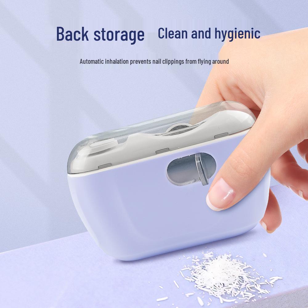 Electric Nail Clippers & Trimmer with Grinder for Elderly & Kids, Automatic Manicure Tool & Nail Polish Remover