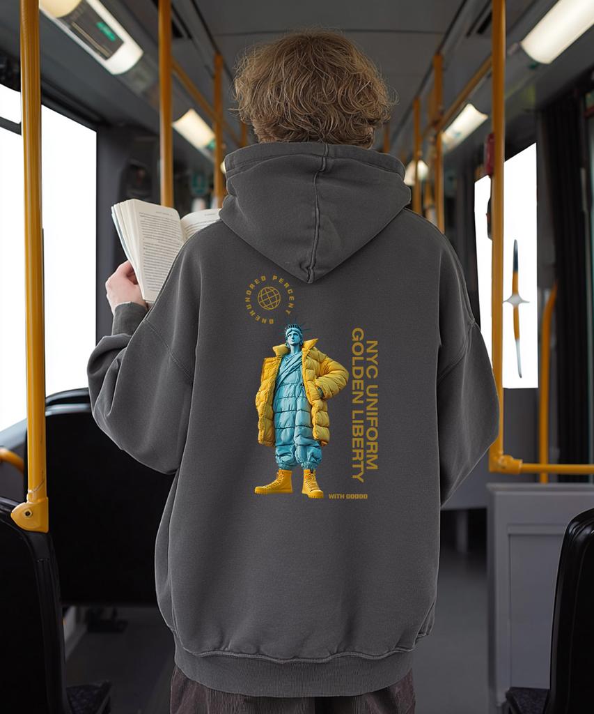Ohpxgoodd4 B Golden Liberty No. 2 Fleece-Lined Zip-Up Hoodie