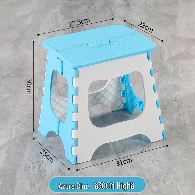 Foldable Thickened Multi-Use Stool: Fishing, Outdoor, Dining, Plastic/High/Low
