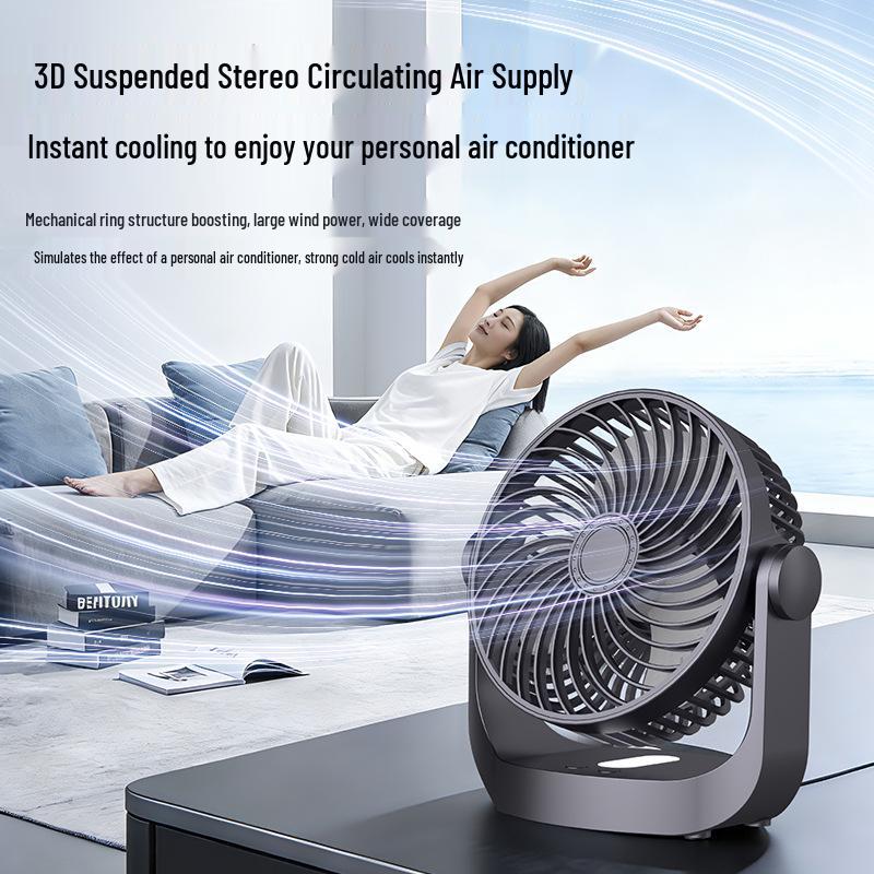 Mini USB Rechargeable High-Speed Desktop Fan: Portable and Powerful