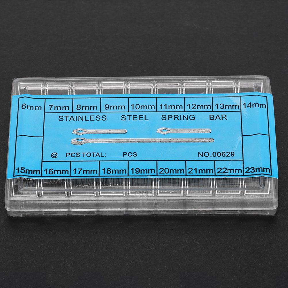 18Sizes Metal Spring Bar Steel Watch Band Linking Pin Strap Connection Accessory 6-23mm