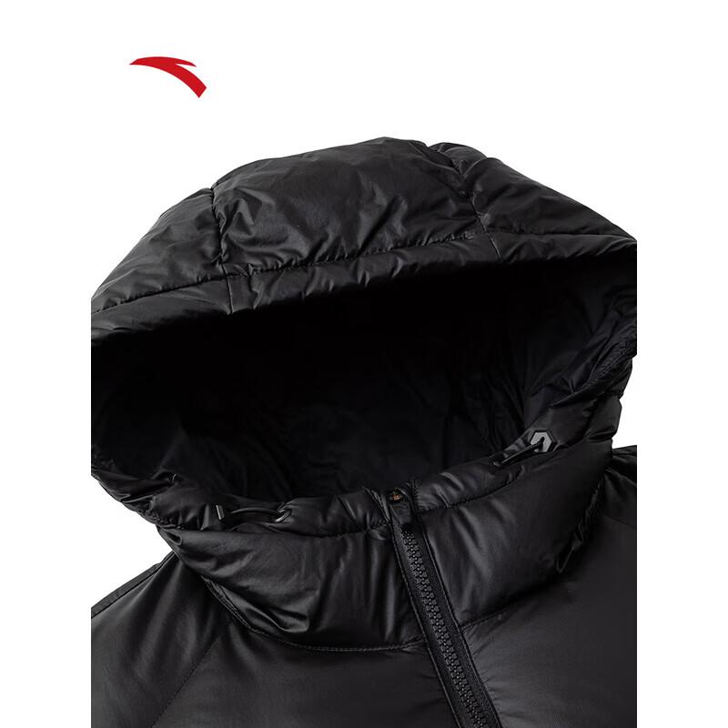 ANTA Men's Business & Sport Water-Repellent Hooded Down Jacket