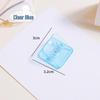 Acrylic Transparent Square Planner Clips for Documents & Tickets