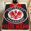 1 Stück Personalisierte Eintracht Frankfurt Muster Flanelldecke Geeignet für Alle Jahreszeiten für Heimdekoration Wärme und Komfort Geschenke Feiertagsgeschenk_xia