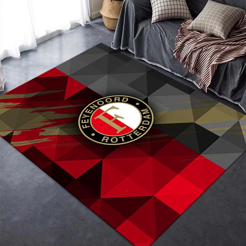 2025 Νέο Χαλί Feyenoord για Σαλόνι Υπνοδωμάτιο Σπίτι Διακόσμηση Καναπέ, Παιχνίδι Παιδιών Αντιολισθητικό Πατάκι Δαπέδου54