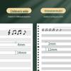 B5 Spiral-Bound Loose-Leaf Notebook: Five-Line Staff for Beginners, Students, and Children – Ideal for Piano Music Theory