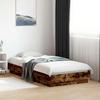 Vidaxl Bed Without Mattress, Smoked Oak, 90X190 Cm