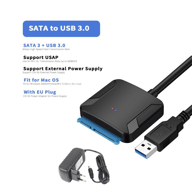 Для кабеля-переходника SATA 3 на USB 3 — фото 9