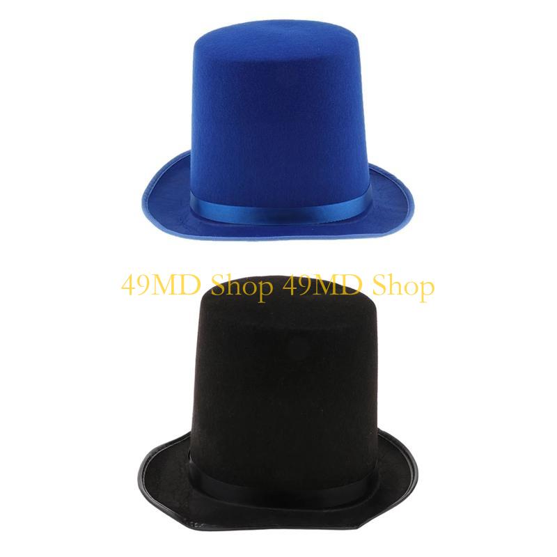 49MD Black Top Hat Bowler Top Hat Magician Top Hat Magician Performed Hat Stage