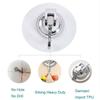 2Pcs Heavy Duty Suction Cup Hooks Hanger TPU Suckers For Window Bathroom Kitchen
