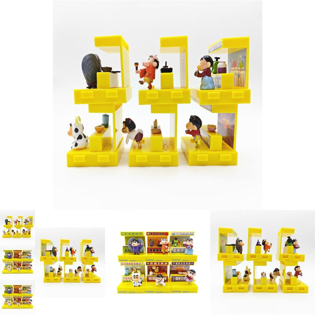 Adorable Crayon Shinchan Night Market Life Pvc Figurines For Collectors And Fans