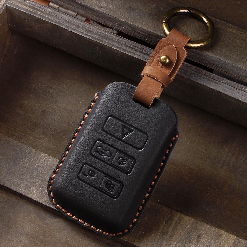 Car Key Case Holder Keychain For Land Rover Range Rover Discovery 5 Sport   For Jaguar Xel E-Pace  Accessories