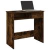 VidaXL Desk Smoked Oak 80x40x75 Cm Engineered Wood, Computer Desk, Standing Desk, Desk with Storage, Desk 860476