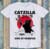 Catzilla King Of Pawster Paws Cat Kitten Best Seller Funny Gift Tee T Shirt T2045