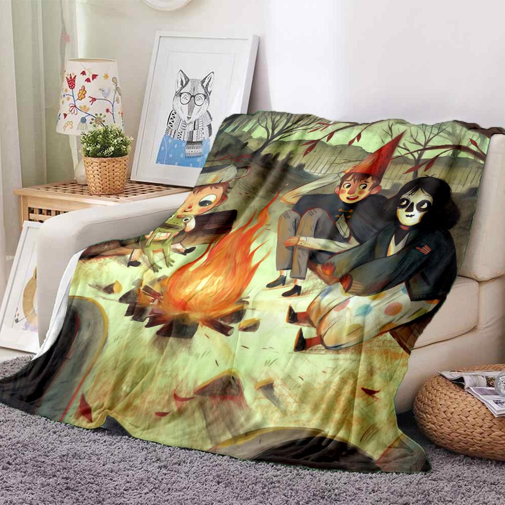 Over the Garden Wall Flannel Blanket, High quality Comfortable for All Seasons, Home Decor, Warmth and Comfort