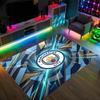 Manchester City Design Crystal Velvet Carpet Cozy Non?Slip Printed Rug For Bedroom Living Room Entrance