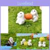 Adorable Resin Cartoon Rabbit Miniature Figurines For Garden Decor And Home Accents
