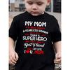 European Sizes Summer Boys' Stylish Short-Sleeve Shirt, Letter Element Print Outdoor Casual Top